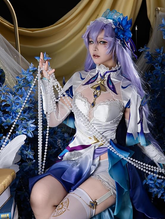 鳴潮 カンタレラ コスプレ衣装 Lサイズ 衣装 ウィッグ 靴 フルセット 鳴潮 カンタレラ コスプレ衣装 『耳飾り、髪飾り、靴 、ウイッグ